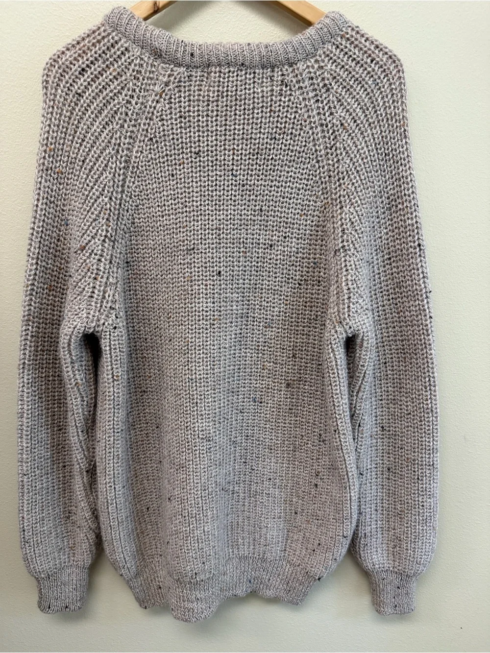Aran Crafts Ireland 100% Wool Fisherman Cable Knit Sweater SzM - Picture 3 of 4
